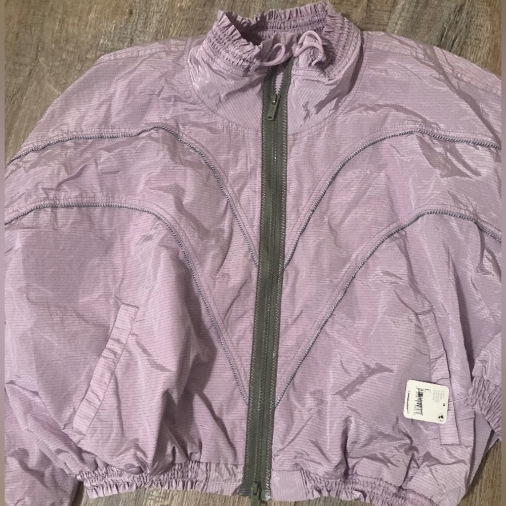 Free People Movement Starting Lineup Windbreaker Jacket | Size Large NWT - Picture 2 of 7